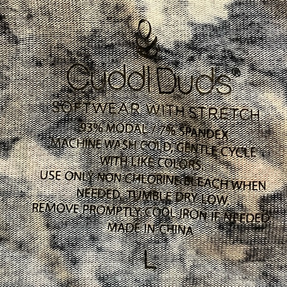 CUDDL DUDS Floral Cardigan long sleeve! Size L - Picture 8 of 8